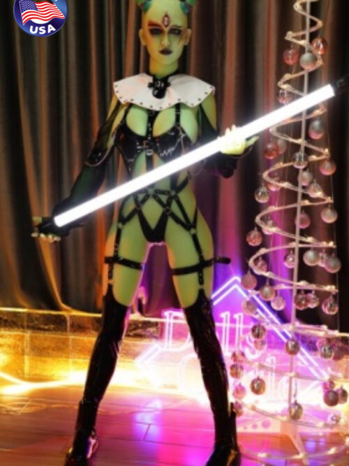 USA | DOLLS CASTLE | 168CM(5ft6) | 40KG(88.18 LBS) | D-CUP | TPE Green SEX DOLL | #A4
