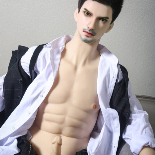 175cm/5ft9 Male Silicone Head Sex Doll – Zhou