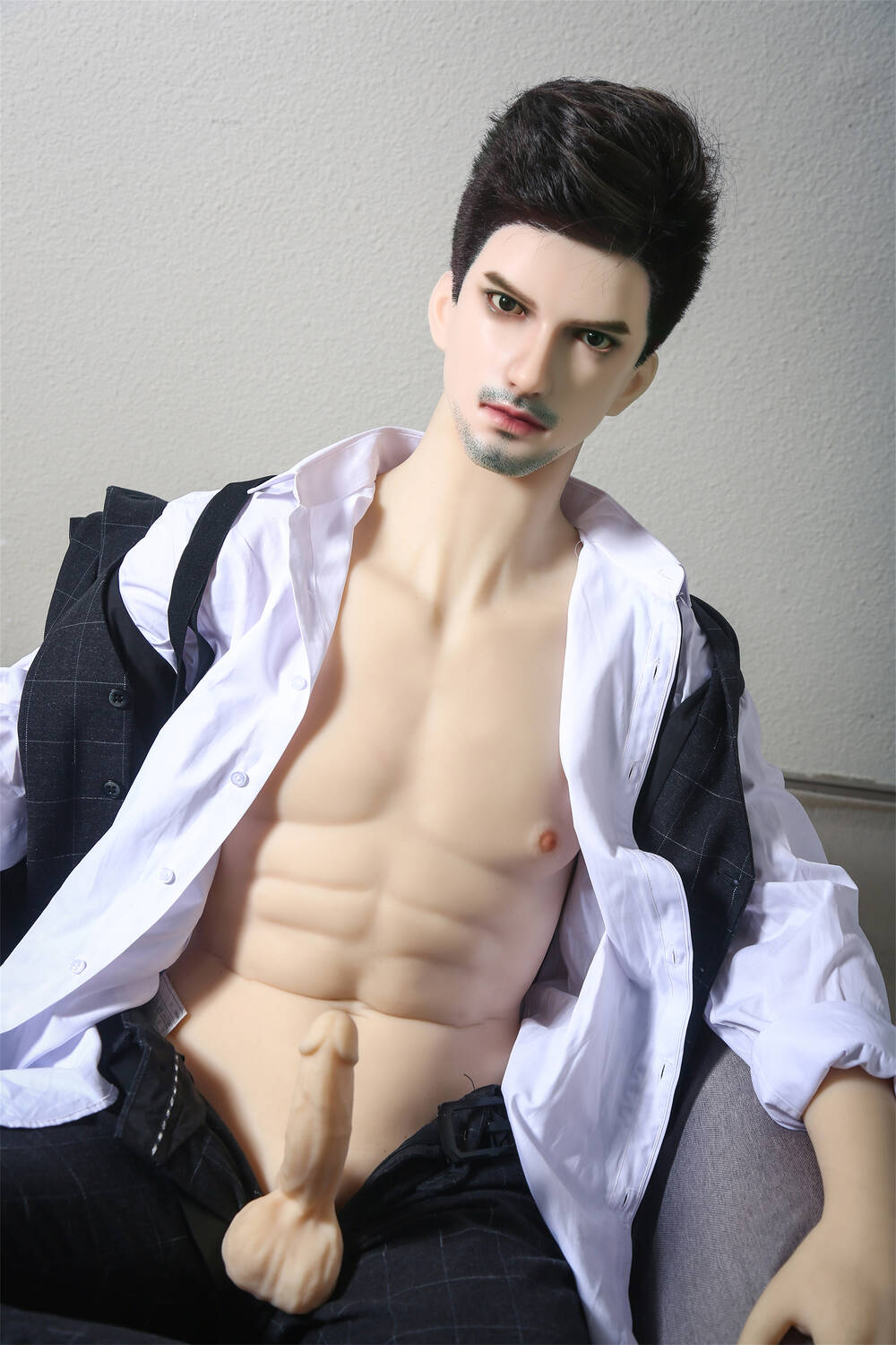 175cm/5ft9 Male Silicone Head Sex Doll – Zhou