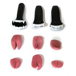 VampireTeeth &Tongue Set