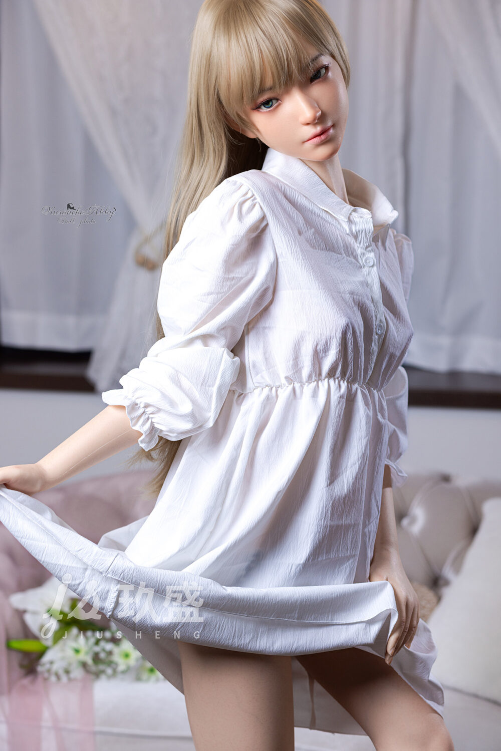 JIUSHENG DOLL | 148CM | B-CUP |  25KG | SILICONE SEX DOLL |  #70 Sora